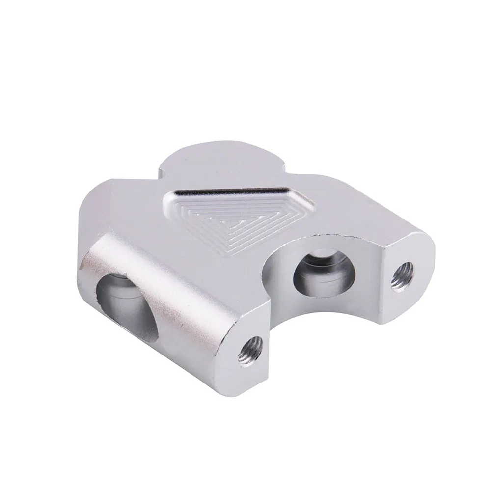 Motorcycle Handlebar Riser for 32Mm Bars Aluminum Alloy Pivoting Adjustable Sturdy Replacement Part Lightweight 4 Bolt Mount