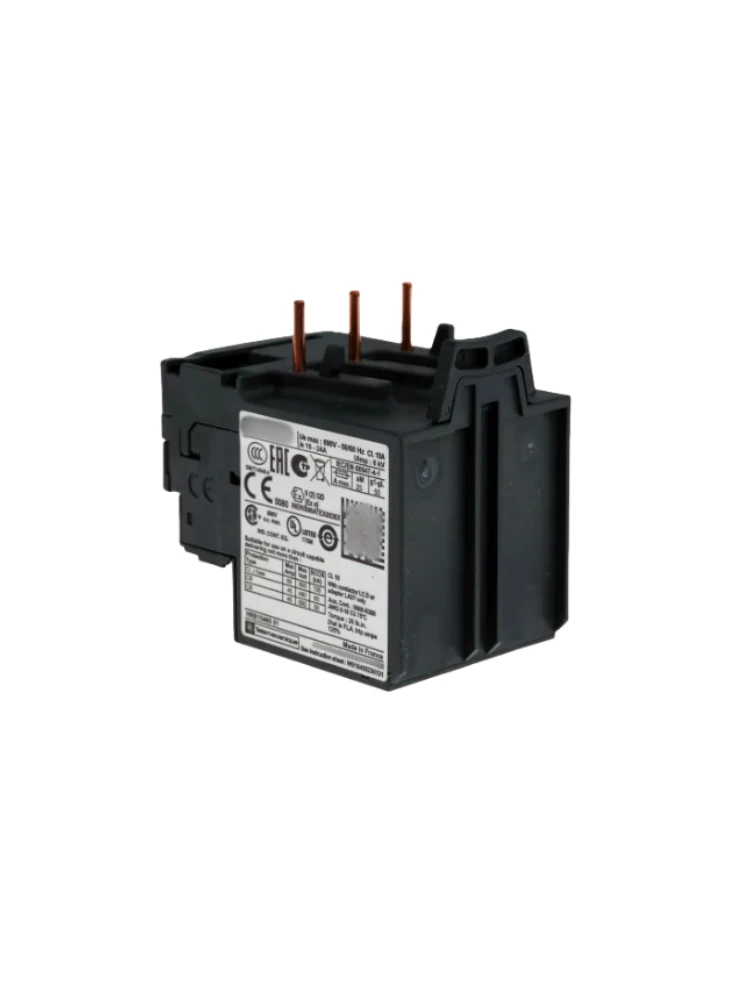 Elecalt Electric relays LRD22 Thermal overload relay,TeSys Deca,16-24A,1NO+1NC,class 10A,screw clamp