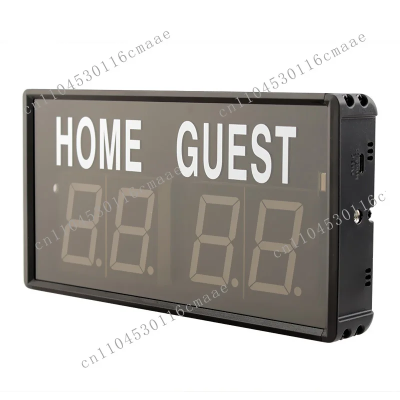 Portable multifunctional basketball, billiards, table tennis scoreboard, wireless remote control, LED football scoreboard