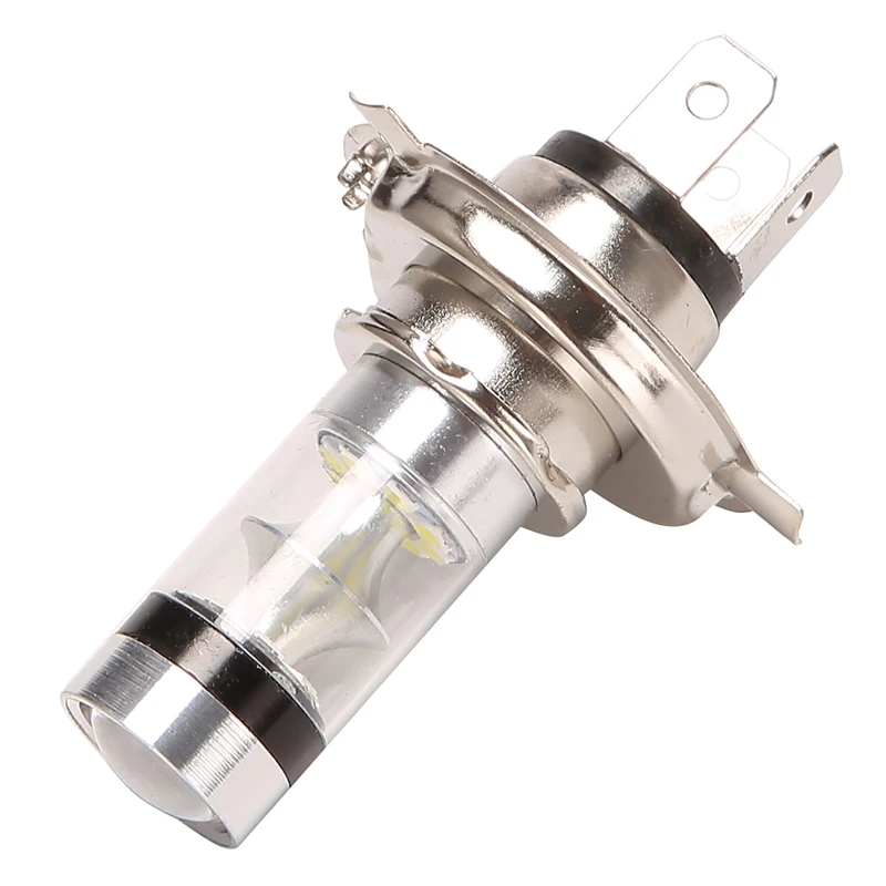 2 Pcs H4 9003 HB2 LED Motorcycle Headlight Bulbs HID Hi&Low Beam 6500K White Power