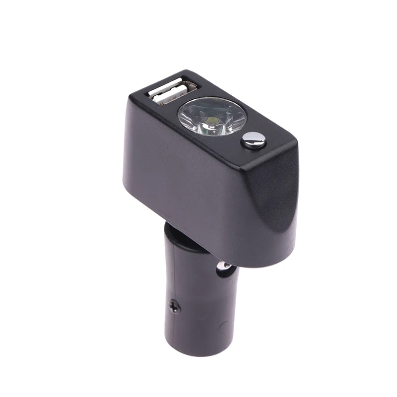 وحدة تحكم كرسي متحرك كهربائي مع ضوء LED ، USB ، رأس مدفع ، ثلاثة دبوس ، محيطي ، ملحقات