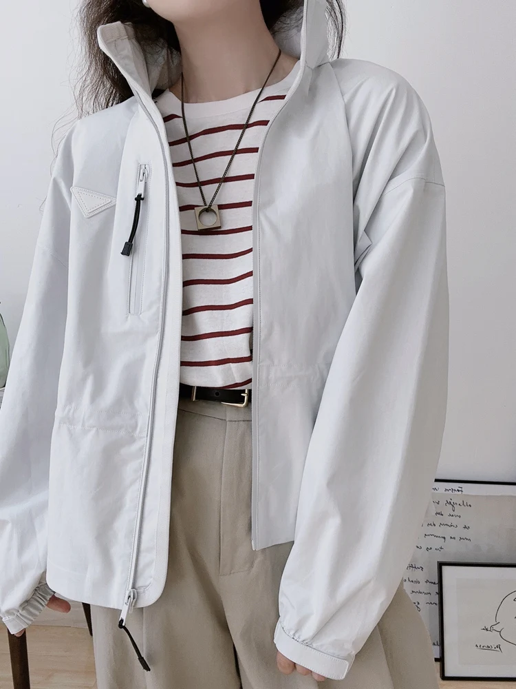 

Fall Outdoor ort Women's Jaet Waterproof Windproof Single Layer New 2025 Small Size Premium ell Organic Cotton Blend