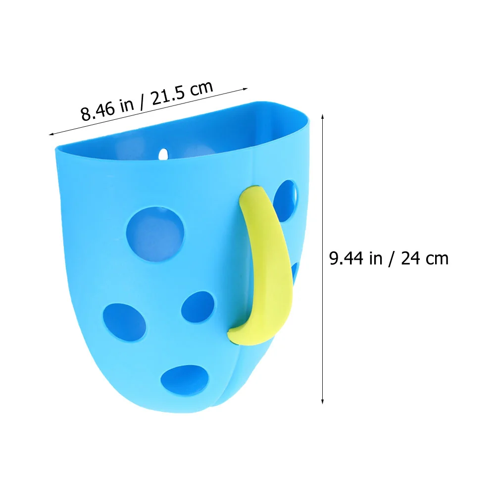 Poudres de bain bleues, rangement de jouets, support de normalisation par aspiration, HOT1