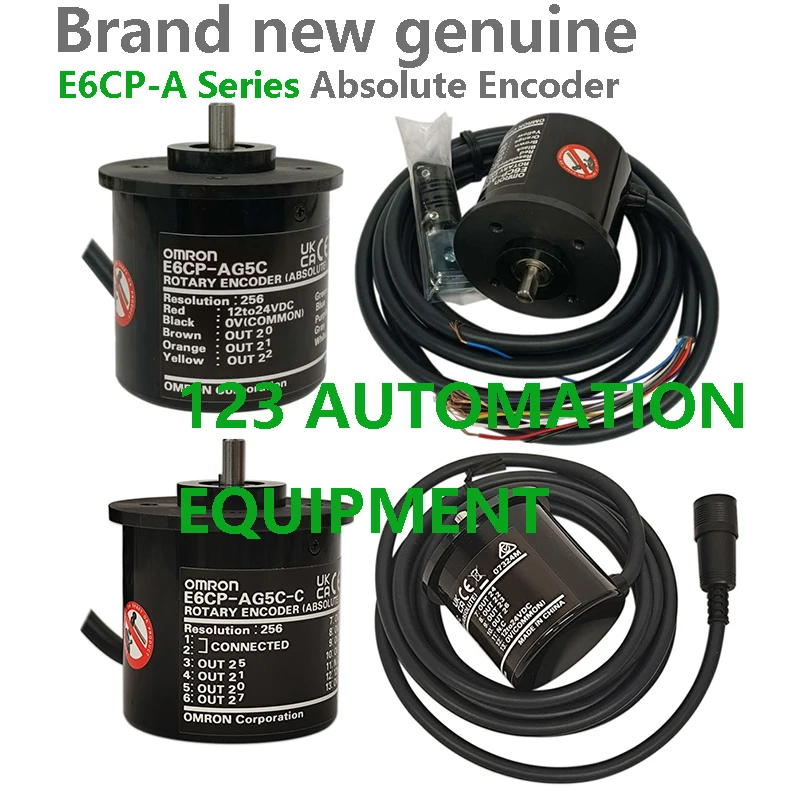 

Authentic New Omron E6CP-AG5C E6CP-AG5C-C General-purpose Absolute Rotary Encoder 256 P/R 2M