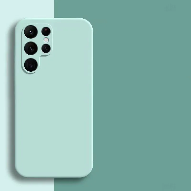 Quadratische Flüssigsilikon-Schutzhülle für Samsung Galaxy S26 Ultra S21 S22 S23 S24 S25 S26 FE S 26 Plus Ultra Bumper Cover – Detail 8