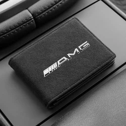 1Pcs Car Driver License Storage Bag Wallet ID Card Protective Sleeve For Mercedes Benz AMG Smart W205 C300 W203 W206 W108 W124