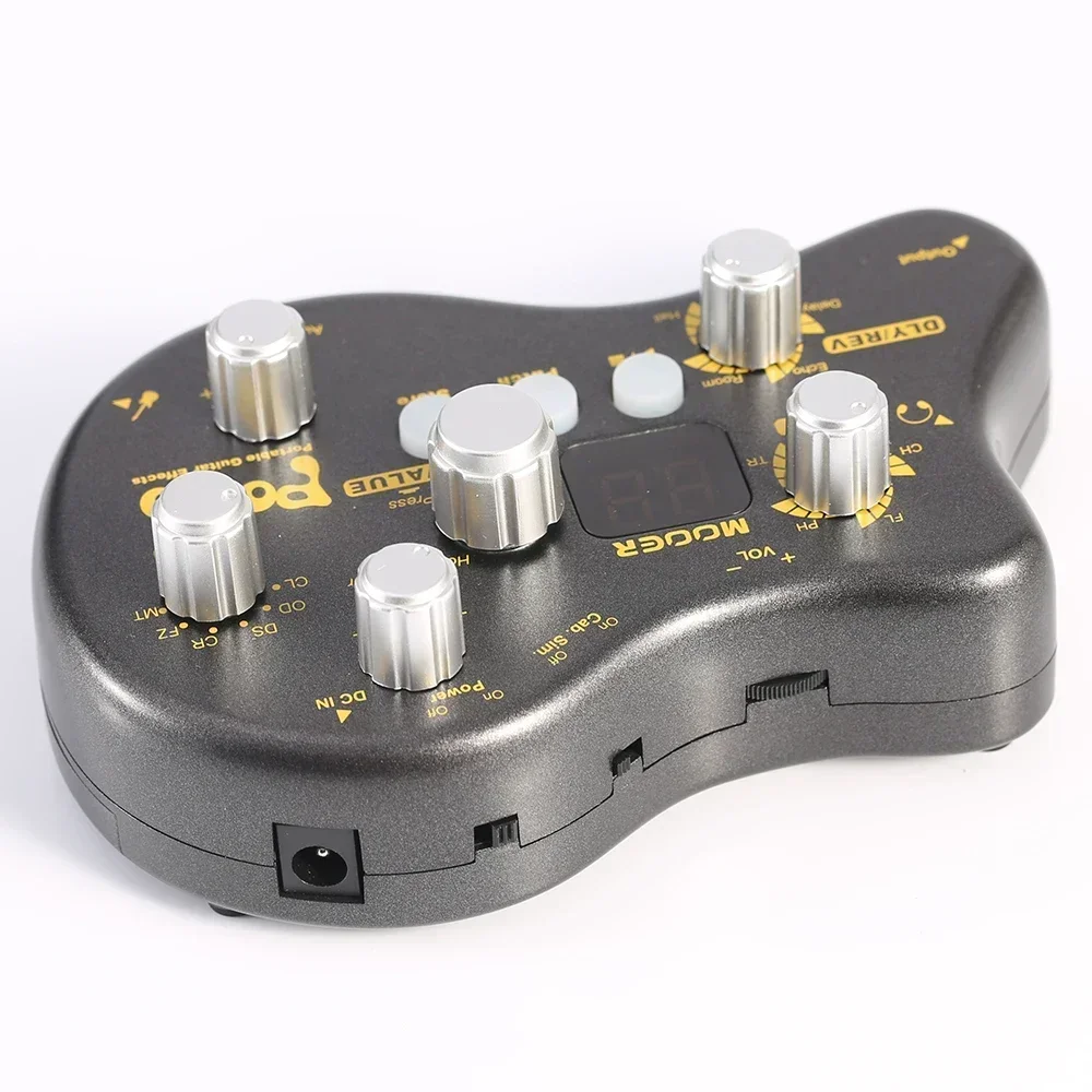 MOOER PE50 Pogo Black Guitar Effect Pedal Multi Effect Processor 15 Effect Types 40 Drum Rhythms Tuning Function Pedal Parts