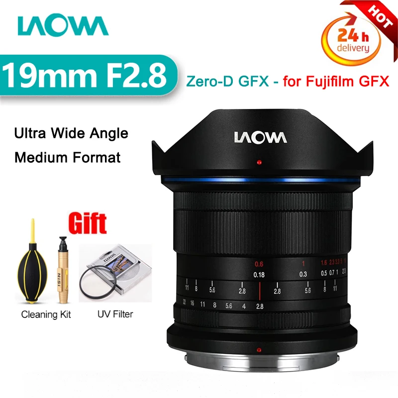 

Laowa 19mm F2.8 Zero-D GFX Medium Format Lens Ultra Wide Angle Fast Aperture Lens for Starry Space Fixed Focus Building Scenery