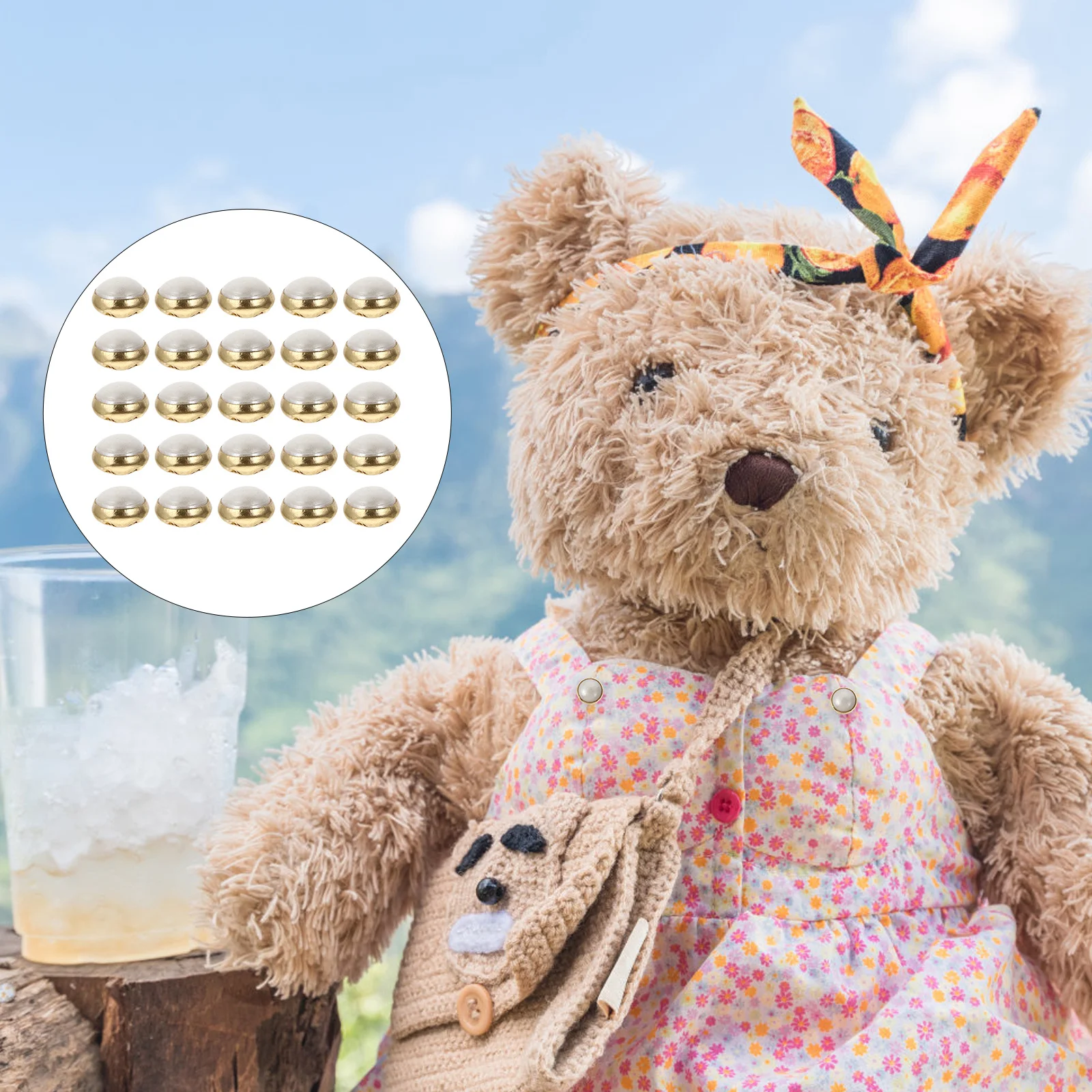 

100pcs Mini Pearl Buttons For Diy Clothing Accessories Elegant Garment Fasteners Sewing Replacement Buckle Decorative Craft