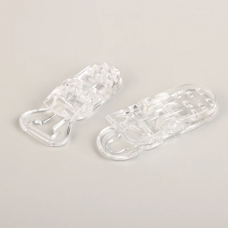 1PC Transparent ABS Clamp For BTE Hearing Aids Clip Clamp Replacement Prevent Hearing Aid From Falling Nose/Ear Clips