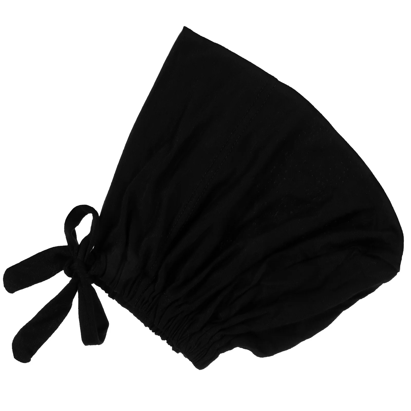 女性用ヒジャブアンダーキャップ、ムスリムアンダースカーフキャップ、タイバッククロージャー、柔らかく通気性のある伸縮性のあるインナースカーフハット、女性用ムスリムヒジャブ