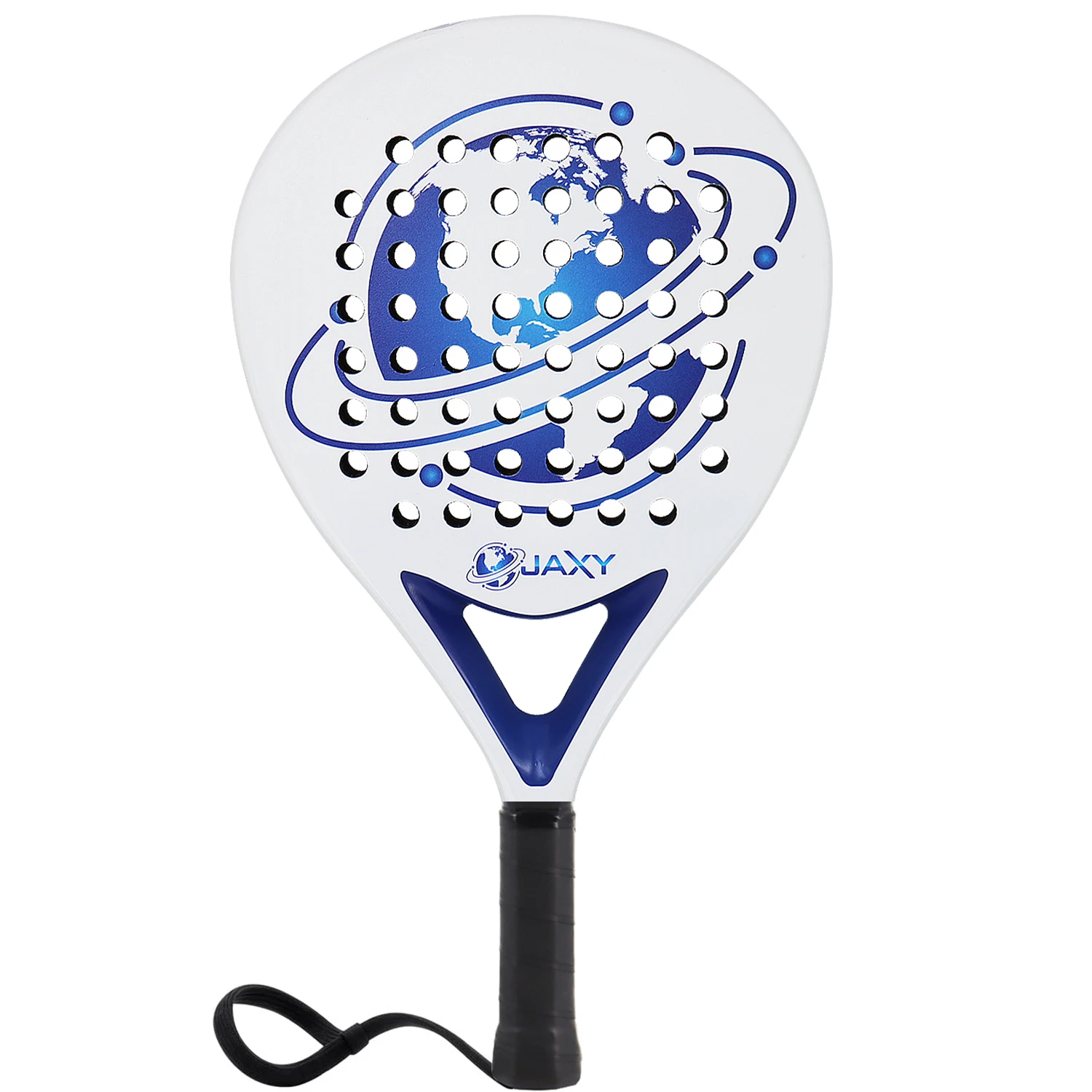 Padel Racket Full Carbon Fiber Surface with EVA Foam Core Diamond Shape Well-Balanced Padel Paddle Racket