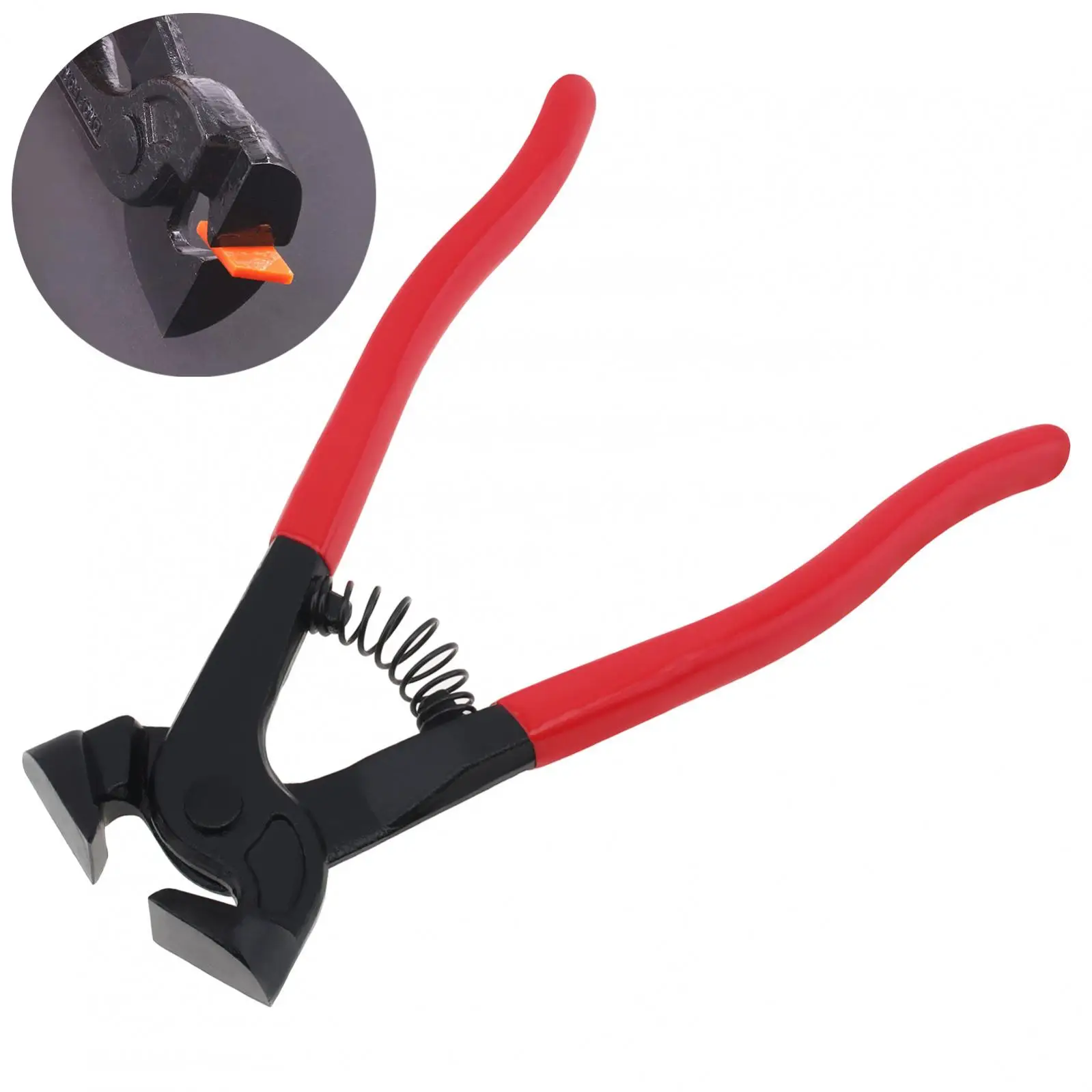 Heavy Duty Soft Grip Flat Nose Pliers Precision Nail Puller Tool End-Nippers for Glass / Tile Nipper Cutting Tools