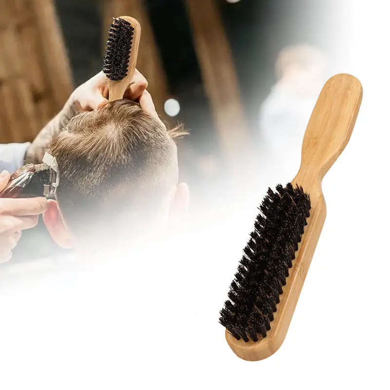 NEW Beard Brush Men's Wood Beard Cleaning Brush Hairdressing Brush Anti Static Barber Hair Styling Comb Shaving Mustache Tools