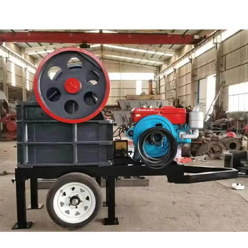 Frantoio per pietra mobile con frantoio a mascella mobile con schermo vibrante