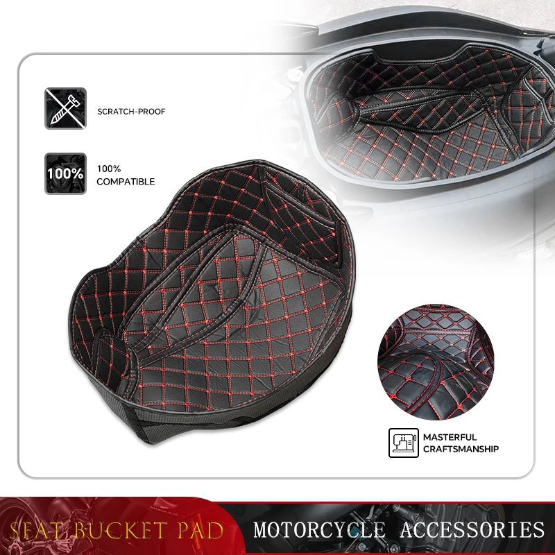 

nmax155 Seat Storage Box For NMAX155 2025 NMAX155 2020-2024 Motorcycle N-MAX Leather Seat Luggage Cargo Liner Protector