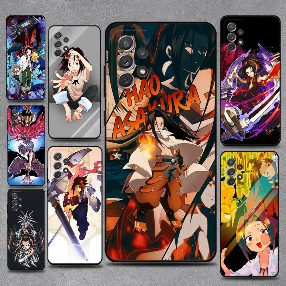 

Anime ShamanS K-King Phone Case For Samsung S25,S24,S21,S22,S23,S30,Ultra,S20,Plus,Fe,Lite,Note,10,9,5G Black Cover