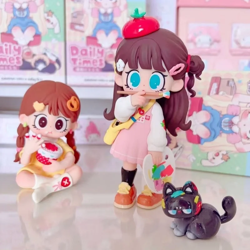 New Product In Stock Milay Girls' Third Generation Lazy Time Series Blind Box Figurines Cute Desktop Decorative Items As Gifts