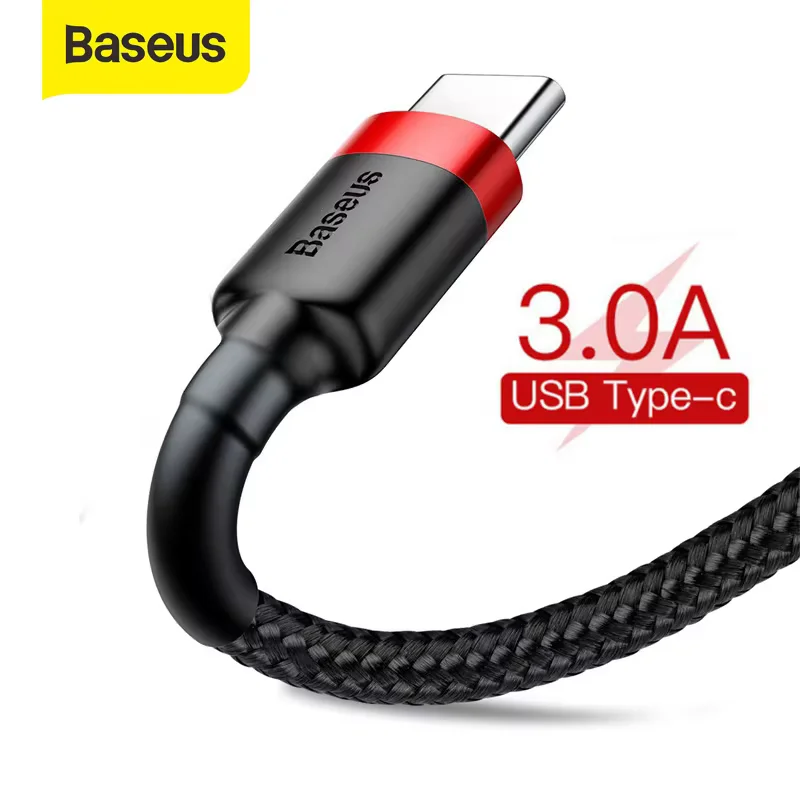 

Baseus USB Type C кабель Быстрая зарядка для Samsung для Huawei 3A 2A USB C мобильный телефон кабель для передачи данных Зарядка для устройств USB Type-C