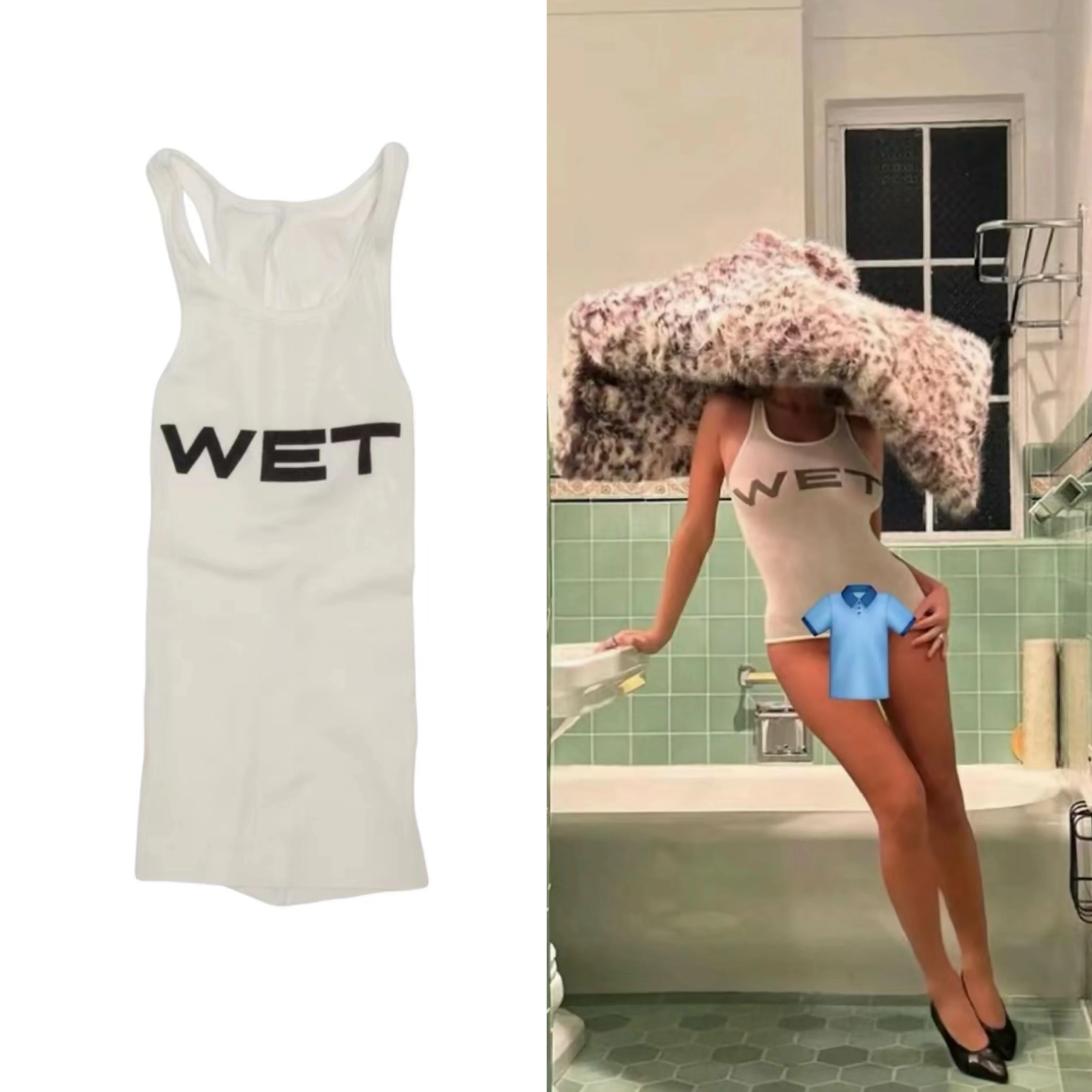 

YZY MOWALOLA WET Bianca kanye vest for men and women