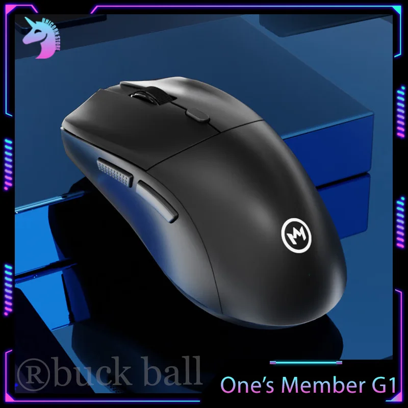 

One'S Member G1 Gamer Mouse 3mode 2.4g/Bluetooth/Usb Lightweight Mouse Paw3395 26000dpi 56g E-Sport Gaming Mouse Office Gifts