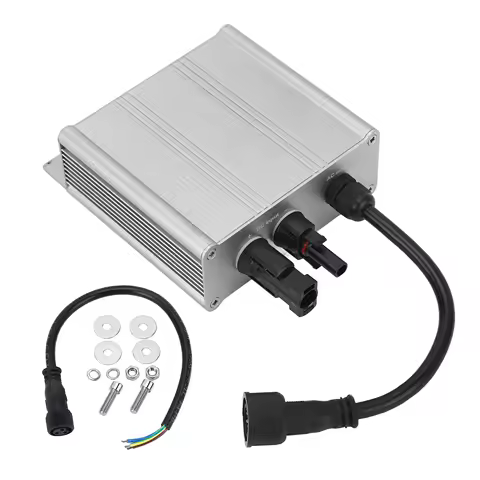 Solar Micro Inverter Grid Tie MPPT Pure Sine Wave Waterproof PV Charging Controller 120V AC230V Automatic Identification