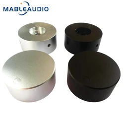 1PCS 48x22mm Aluminum Alloy Solid Flat Knob Volume Potentiometer Audio Amplifier Tone Knob