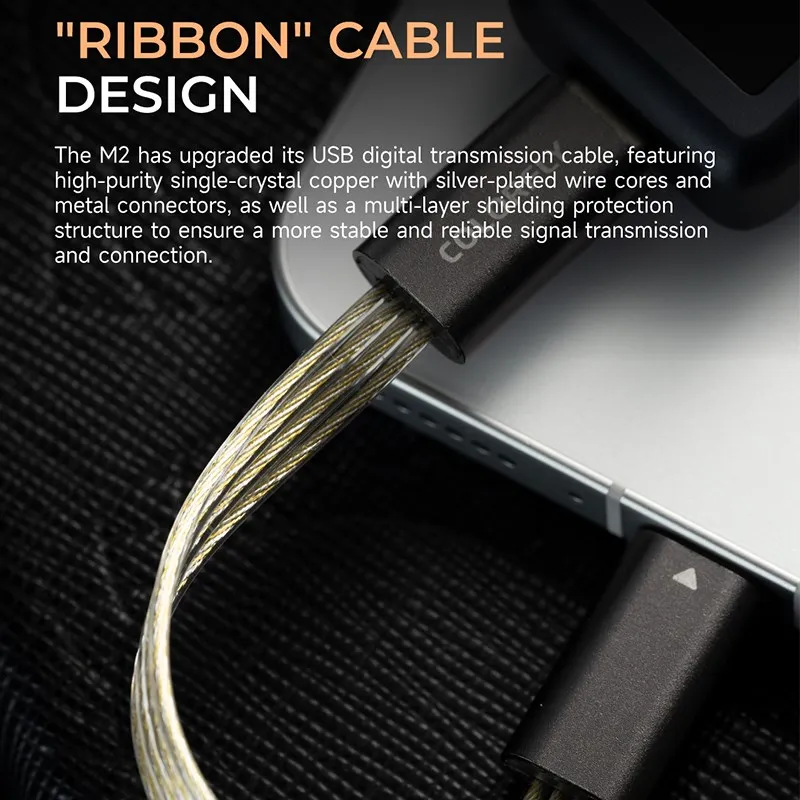 COLORFLY CDA M2P Portable DAC/AMP Headphone Amplifier 2* CS43198 Chips DSD256 High-Low Gain 3.5mm+4.4mm S/PDIF Coaxial Output