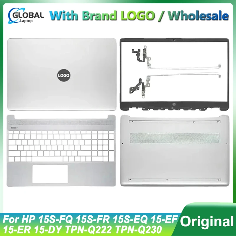 laptop lcd tampa traseira moldura dobradicas palmrest caixa inferior tampa superior hp 15s fq 15s fr 15s eq 15 ef 15 er 15 dy tpn q222 tpn q230 01