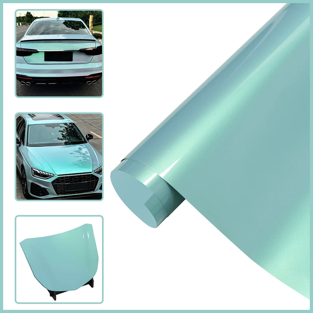 

Mermaid Blue Charm Green Color Change Car Body Film Vinyl Wraps Film Self Adhesive Decal Sticker for Auto Motorcycle SUV Vehicle