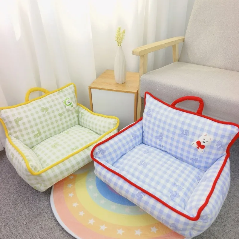 Cozy and Comfortable Pet Sofa Bed for Autumn Winter Suitable for Small and Medium-sized Dogs Cats Dog Accessories Cat Sofa Bed
