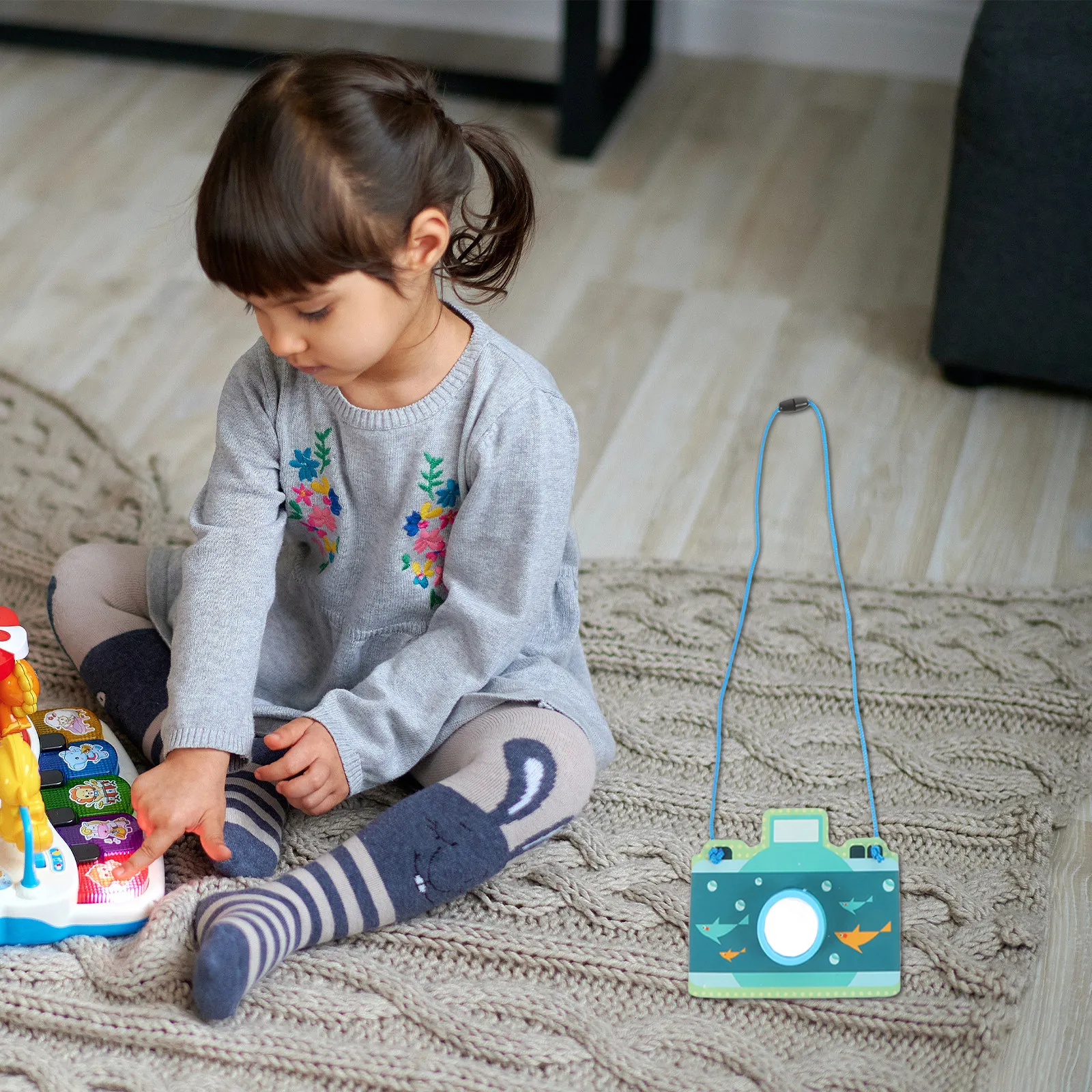 3Pcs Kaleidoscope Portable Cartoon Camera Multi Prism Creative Educational Early Learning Kids Amazing Colorful Random Patterns