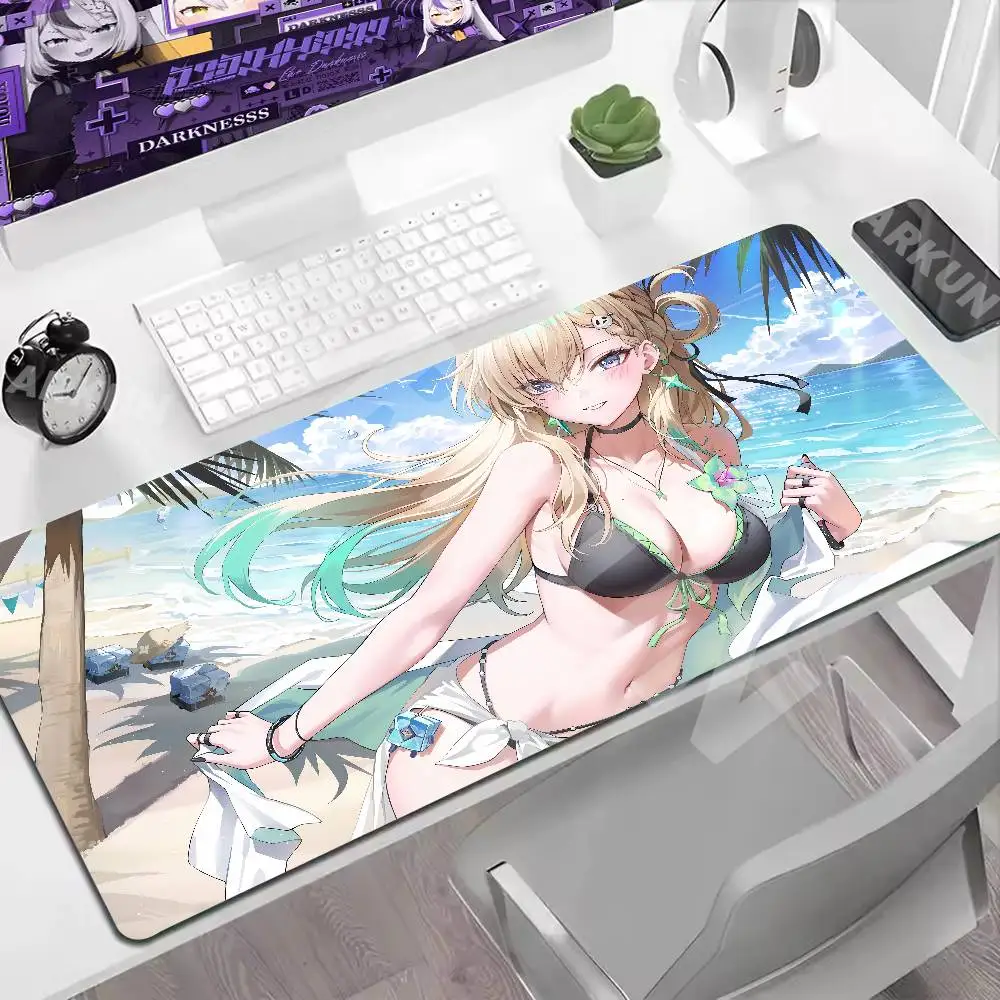 

Pretty Hot Kawaii Girl Pretty lynae Large Fashion Hot Wuthering Waves Gaming Mouse Pad XXL 900X400 Gamer Computer Table Mat
