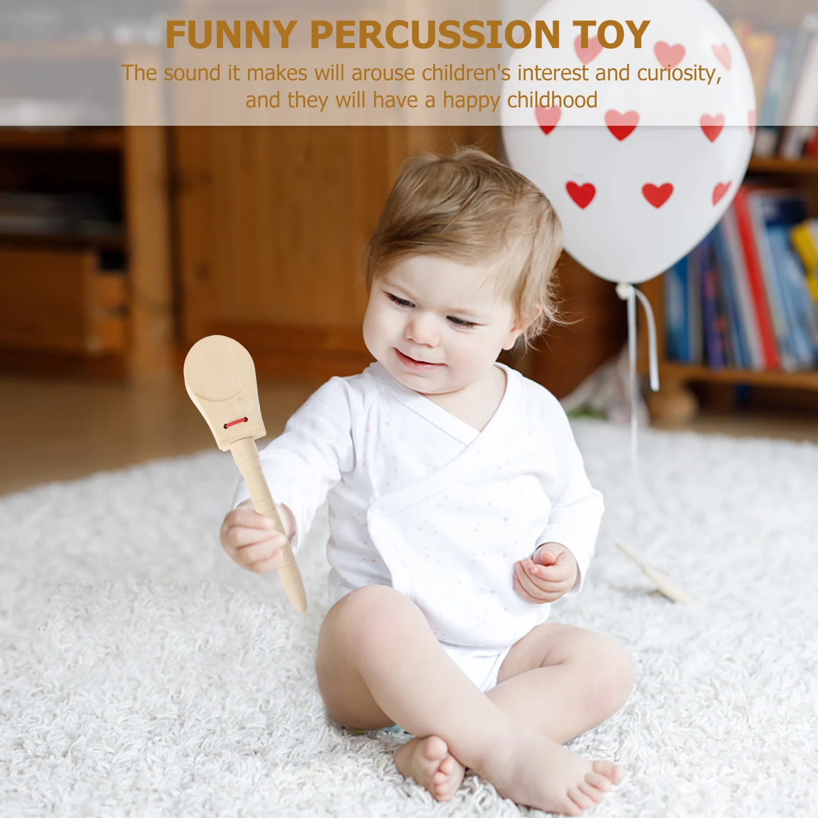 

Wooden Castanet Children Percussion Instrument Toy Early Education Music ff Creative Musical Instruments For Kids Home