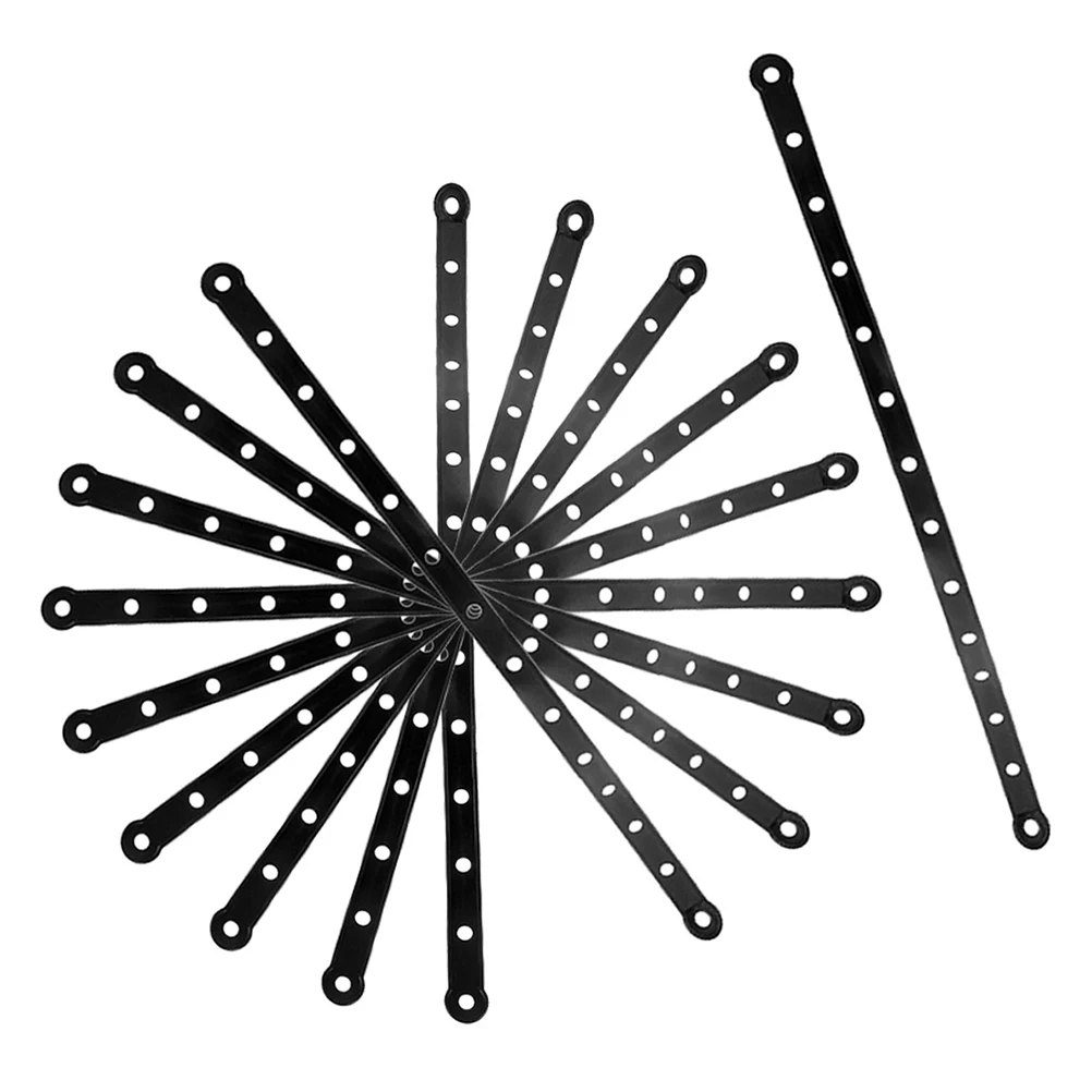 

20pcs Heavy Duty Plastic Hanger Connector Strips Clothes Hanging Display Space Saving Multifunctional Clothing Store Accessories