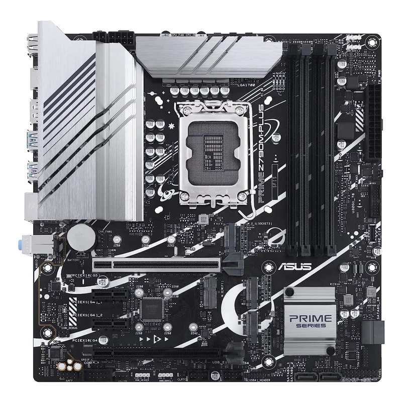 ASUS Prime Z790M-Plus LGA 1700 Intel 12th&13th Gen microATX Motherboard PCIe 5.0, 3xM.2 slots,10+1 DrMOS,DDR5,1 Gb LAN, DP