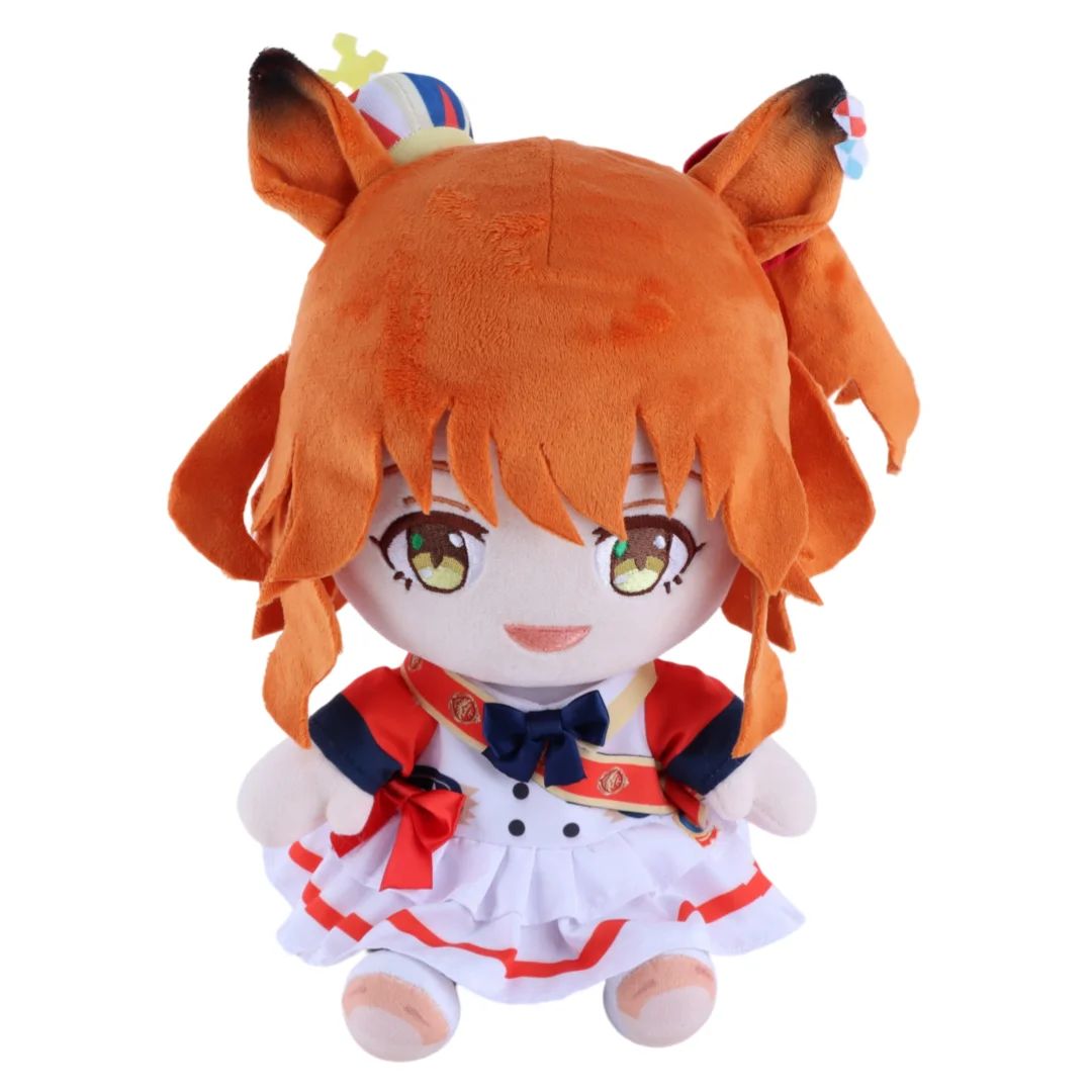 Kawaii Aston Machan Plush Toy Uma Musume Pretty Derby Anime Surrounding Soft Stuffed Doll Birthday Xmas Gift for Kids Fans Decor