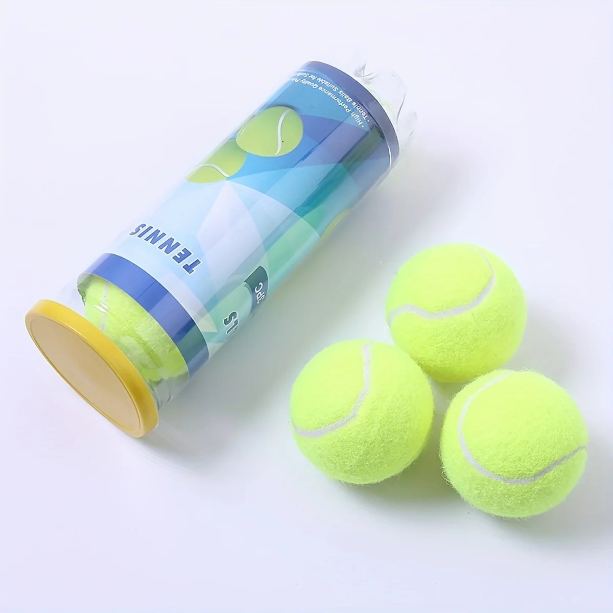 3 шт., теннисный мяч с алюминиевым покрытием