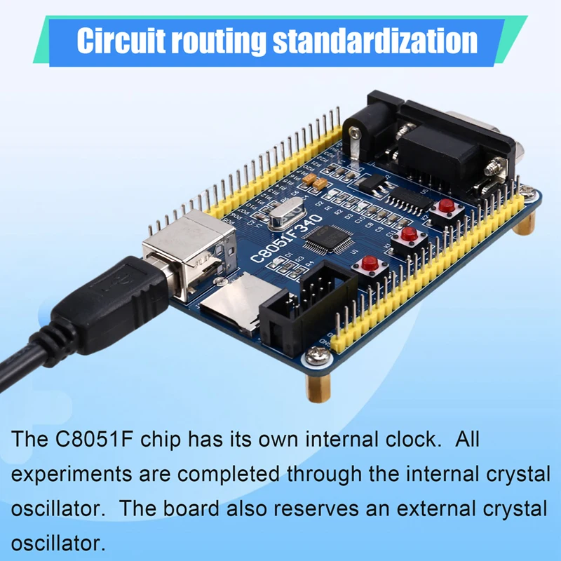 C8051F340 Microcontroller Development Board Core Board Learning Board System Board