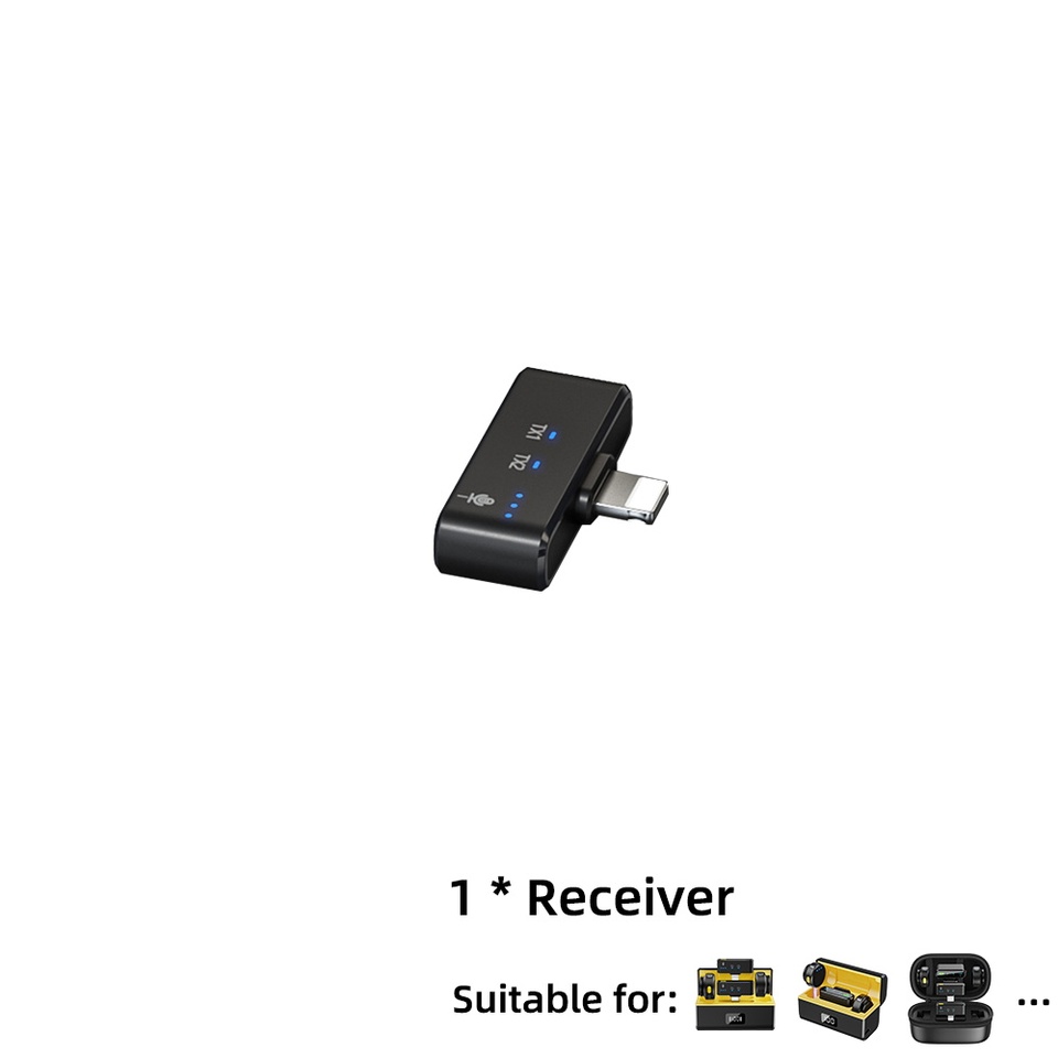  Wireless Lavalier Microphone Accessories Receiver for Studio Recording Video Live 