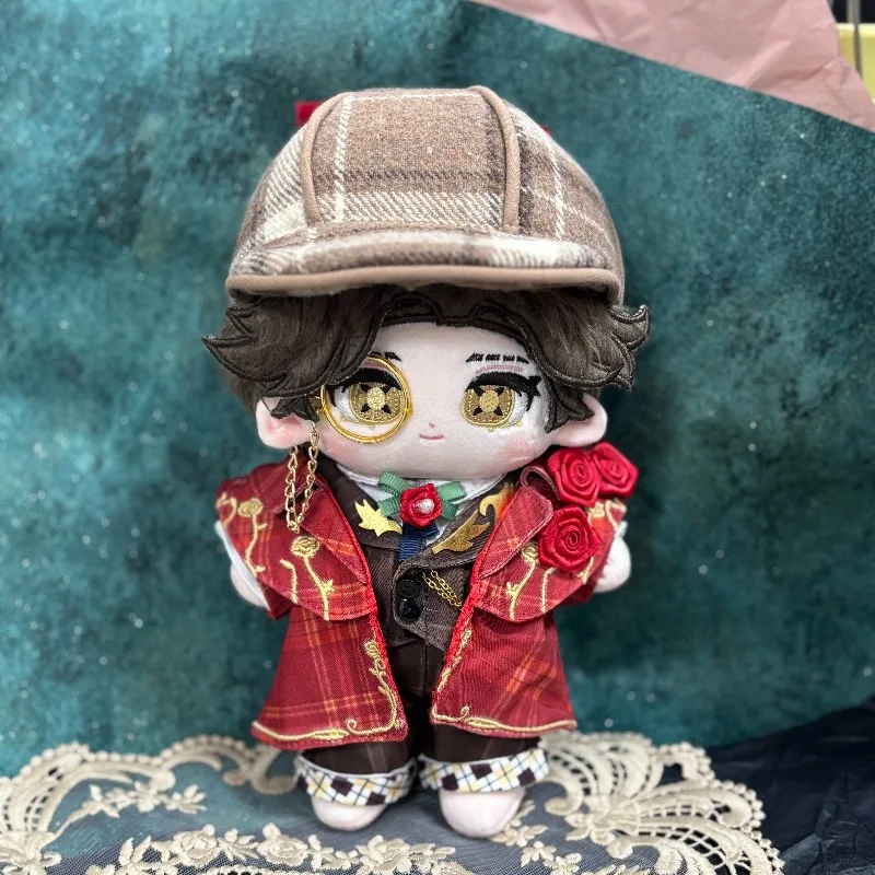 

20-сантиметровая аниме-кукла Identity V «Писатель» (кавайный косплей) из хлопка с каркасом, мультяшный детектив, игрушка-фигурка для переодевания, подарки