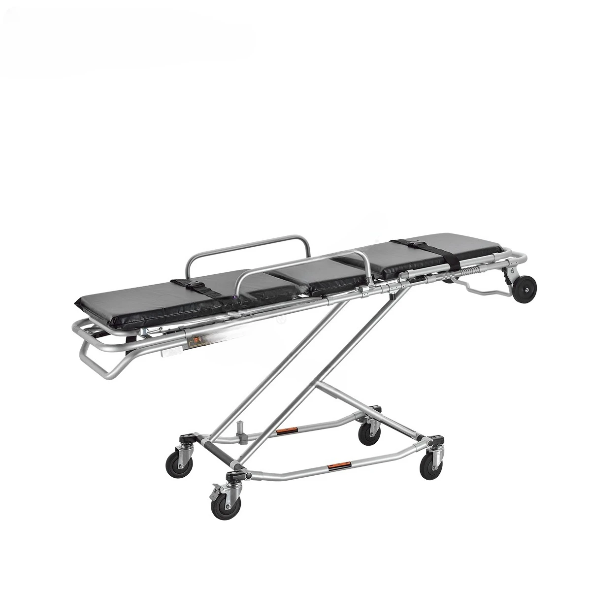 = Emergency transfer patient rescue stretcher aluminum alloy 230kg load-bearing foldable ambulance red leaf card