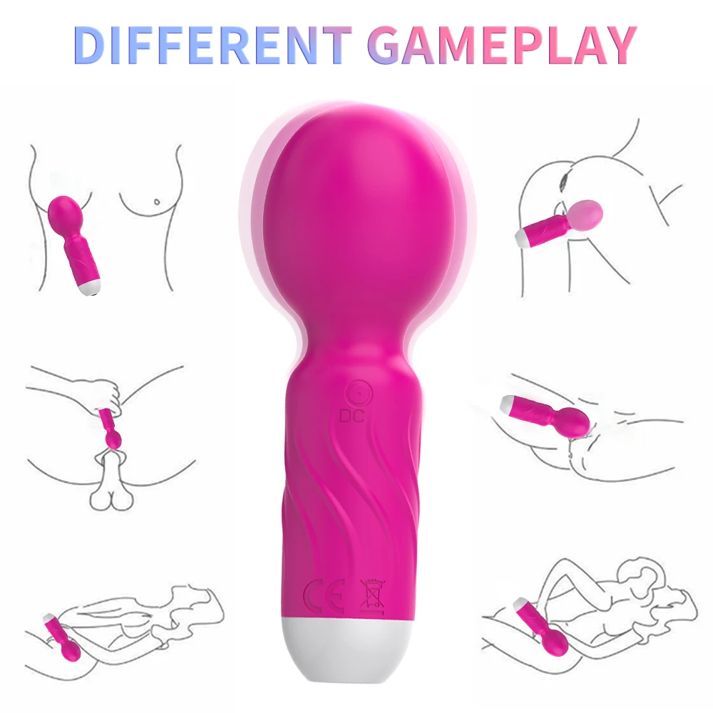 10 Speeds Powerful AV Vibrator for Women Nipple G spot Clitoris Stimulator Magic-Wand Dildo Female Masturbation Adult Sex Toys