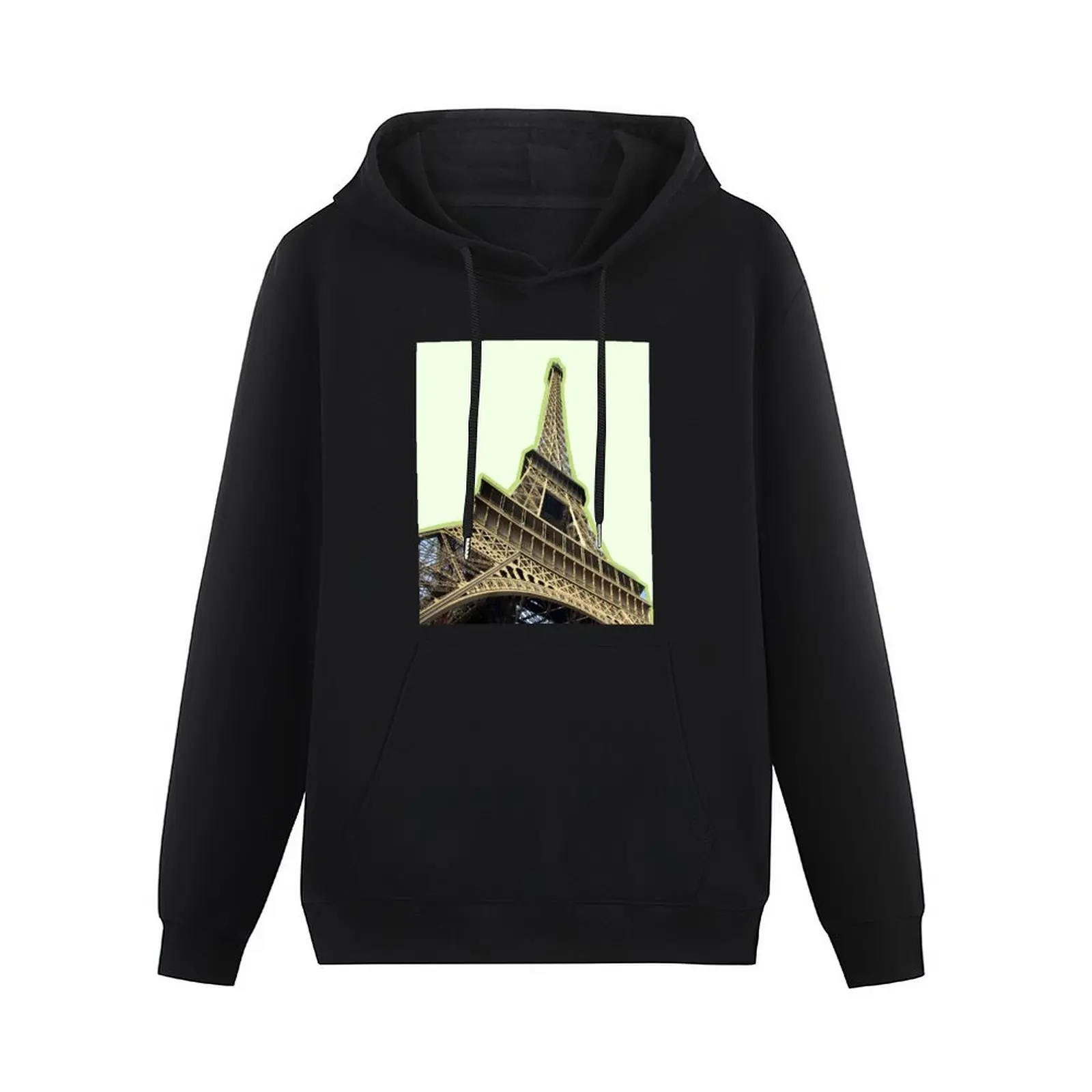 Eiffel Tower Design Pullover Hoodie mens clothes men wear hoodies for men