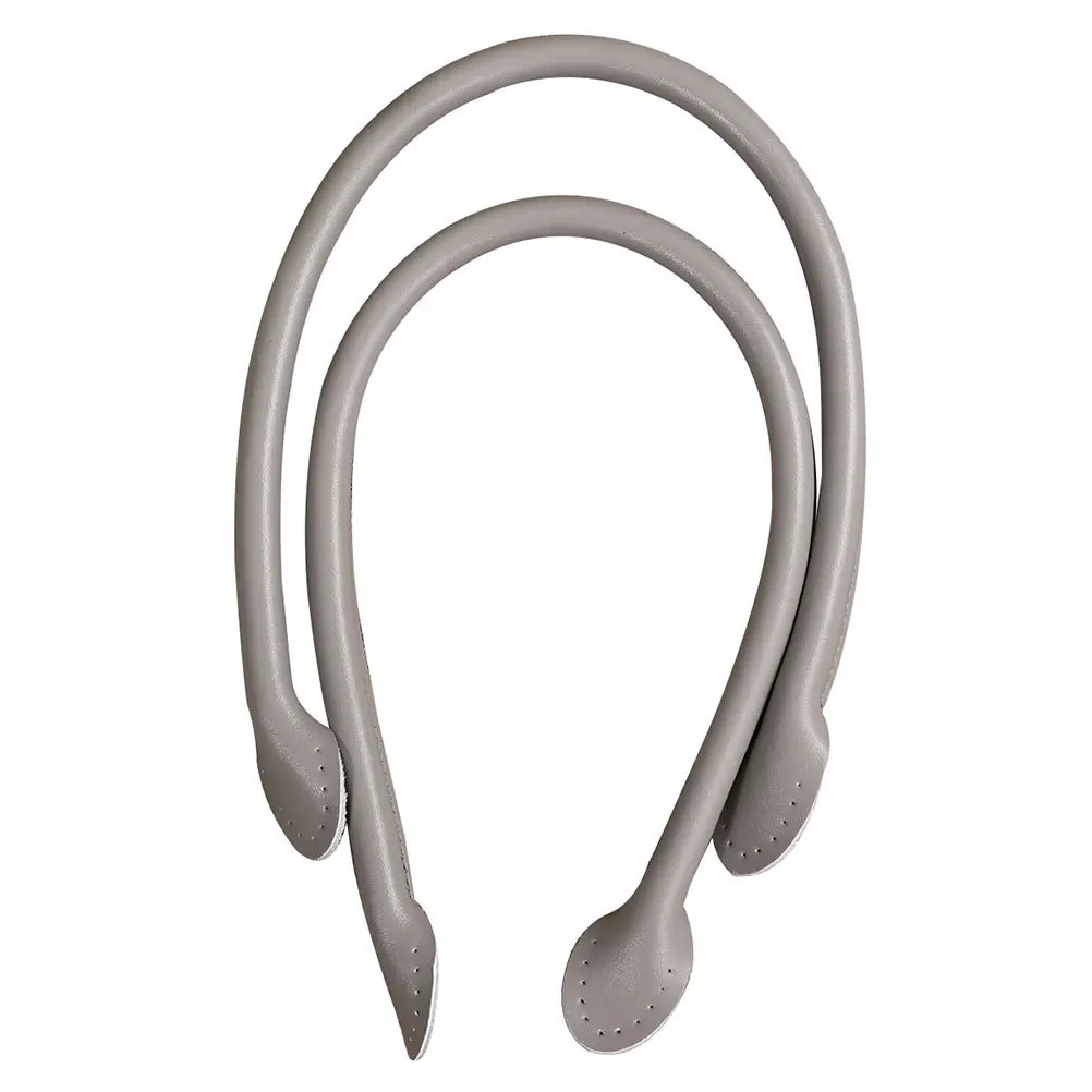 

1Pair Bright Color Bag Strap Replacement Thickened Sewing Handle for Tote Handbag Small Pouch DIY Accessories Grey