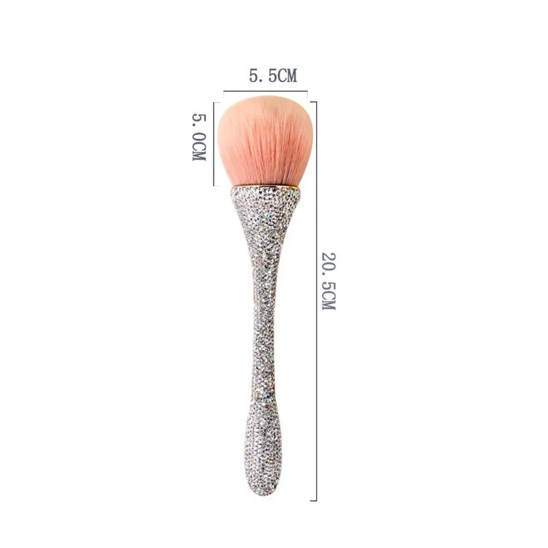 Acrylic Nail Brush Glitter Laser Soft Remove Dust Powder Cleaning Nail Brushes Pedicure Manicure Accessories Tools Set