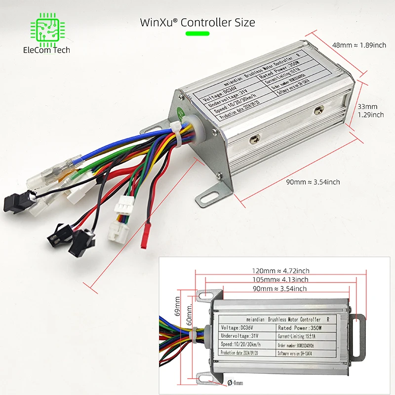 M365 Elektroroller Bürstenloser Motor Universal Controller LED Dashboard 36V 350W Kit für Xiaomi M365 Reparaturumwandlung