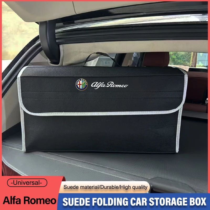 

2026 Hot Car Sticker High-capacity Car Storage Box Organizing Bag Trunk Tools Case Auto Accessories For Alfa Romeo 159 166 Spide