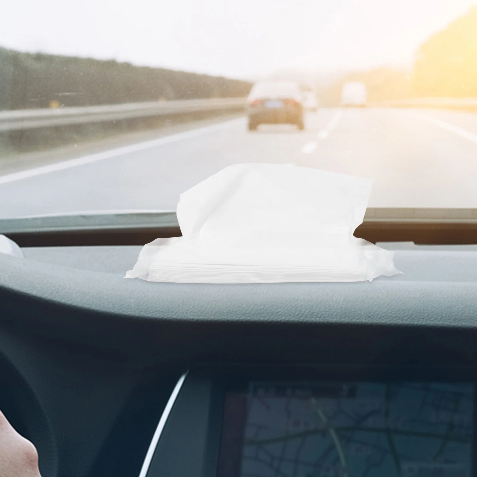 

10Packs Car Tissue Refills Compact Design for Easy Access in Car Visor Tissue Holder Bulk Tissues Tissues Travel Size