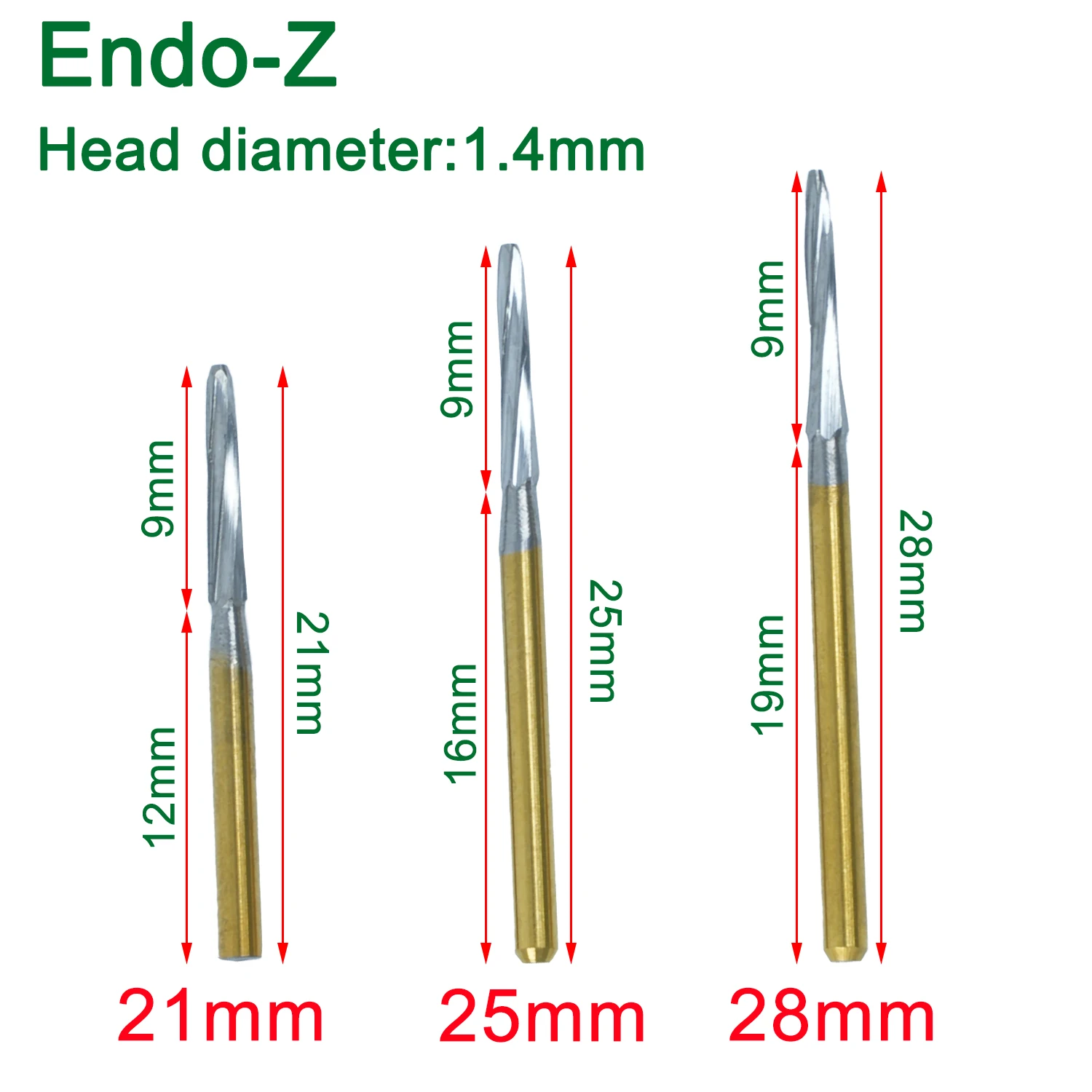 Dental Tungsten Bur, Cortadores ósseos endodônticos cirúrgicos, Broca, Endo Z Carbide Burs, FG Zekrya Odontologia, alta velocidade Handpiece, 5pcs